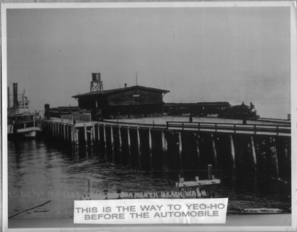 Ferry terminal for ships landing at North Beach.